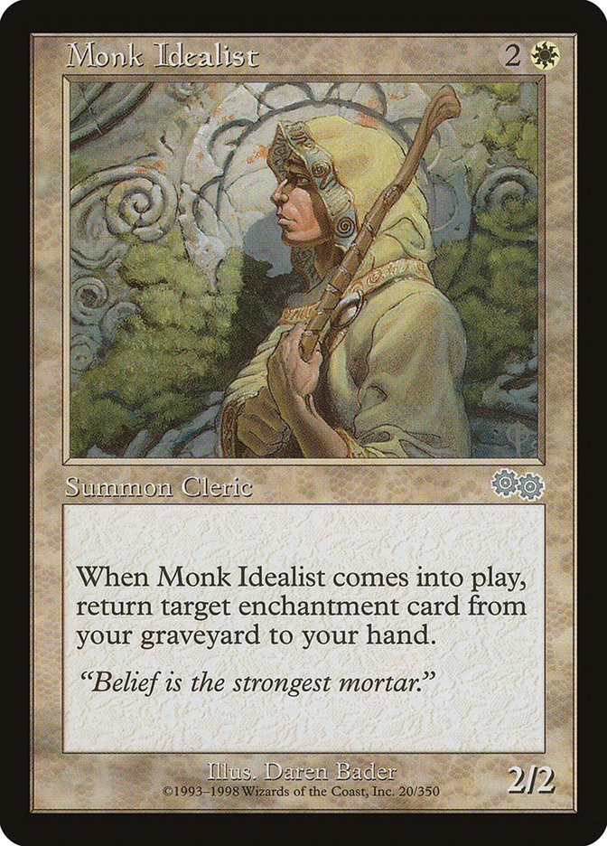 Monk Idealist [Urza's Saga] | Kessel Run Games Inc. 