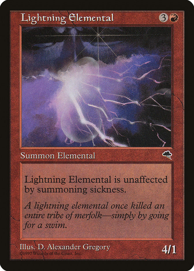 Lightning Elemental [Tempest] | Kessel Run Games Inc. 