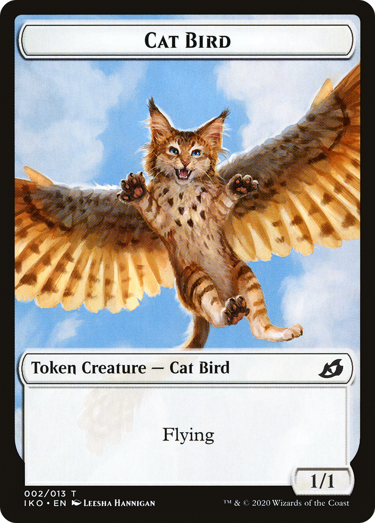 Cat Bird // Spirit Double-Sided Token [Starter Commander Decks] | Kessel Run Games Inc. 