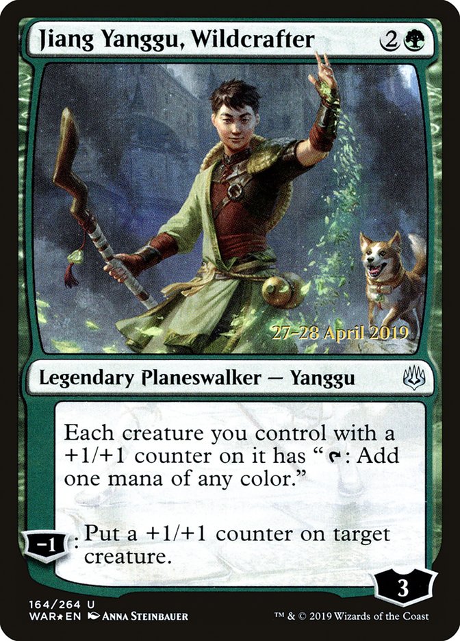 Jiang Yanggu, Wildcrafter [War of the Spark Prerelease Promos] | Kessel Run Games Inc. 