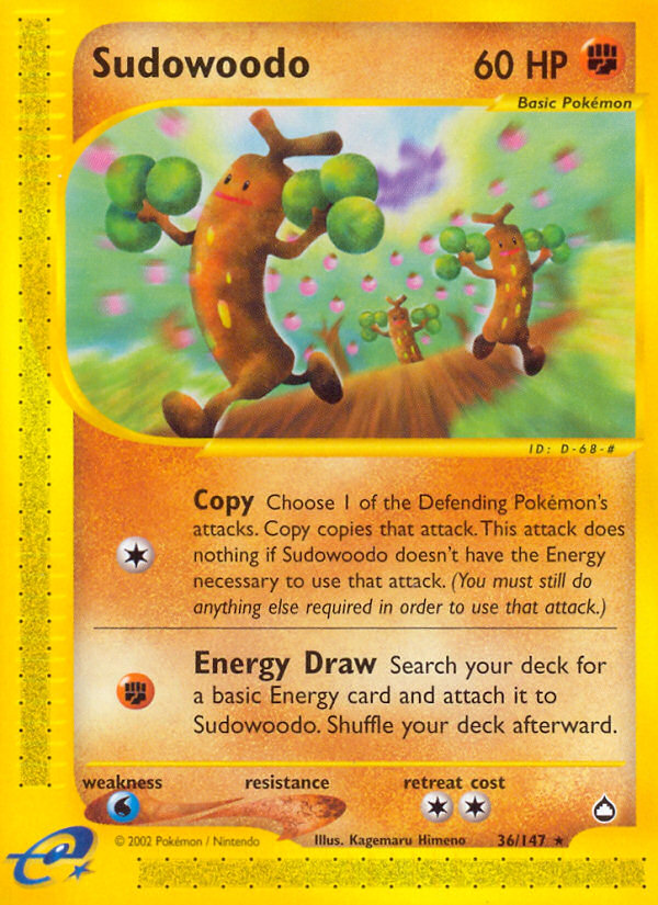 Sudowoodo (36/147) [Aquapolis] | Kessel Run Games Inc. 