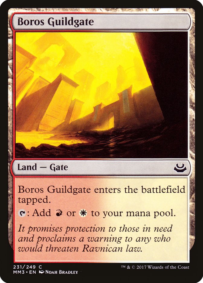 Boros Guildgate [Modern Masters 2017] | Kessel Run Games Inc. 