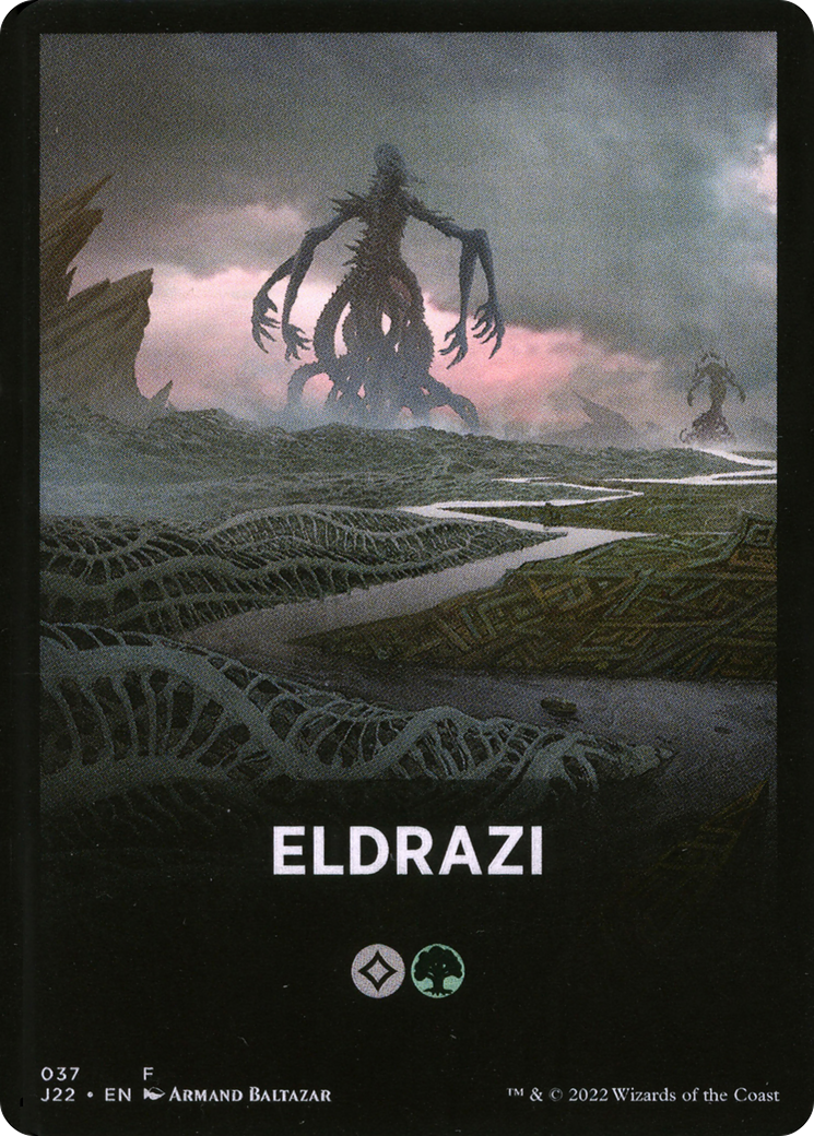 Eldrazi Theme Card [Jumpstart 2022 Front Cards] | Kessel Run Games Inc. 