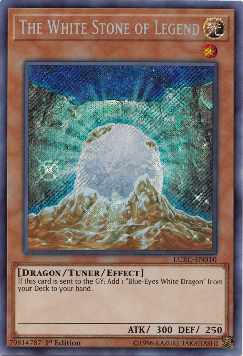 The White Stone of Legend [LCKC-EN010] Secret Rare | Kessel Run Games Inc. 