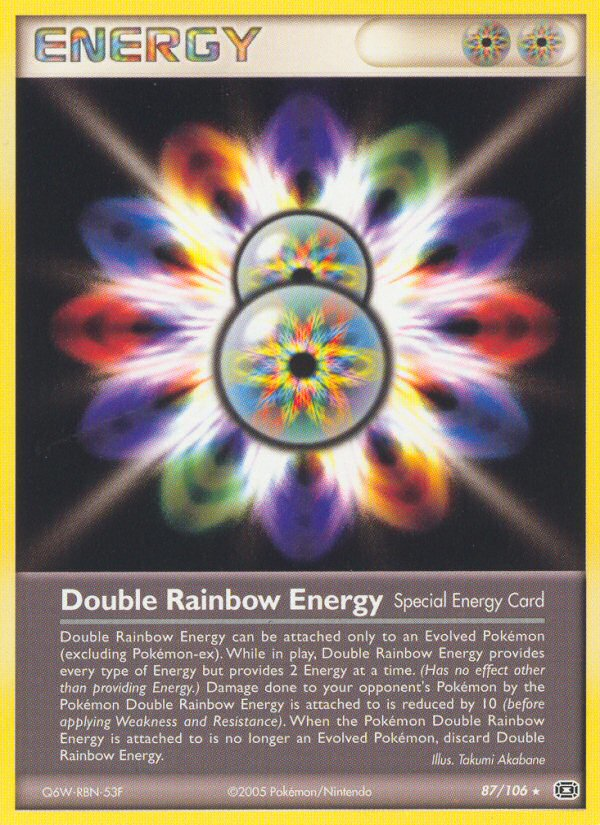 Double Rainbow Energy (87/106) [EX: Emerald] | Kessel Run Games Inc. 