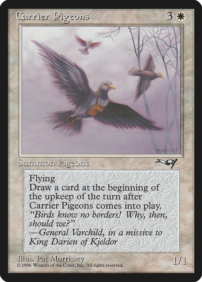 Carrier Pigeons (Flying Art) [Alliances] | Kessel Run Games Inc. 