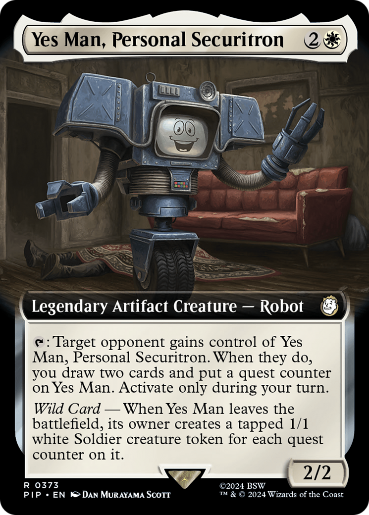 Yes Man, Personal Securitron (Extended Art) [Fallout] | Kessel Run Games Inc. 