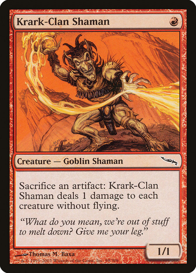 Krark-Clan Shaman [Mirrodin] | Kessel Run Games Inc. 
