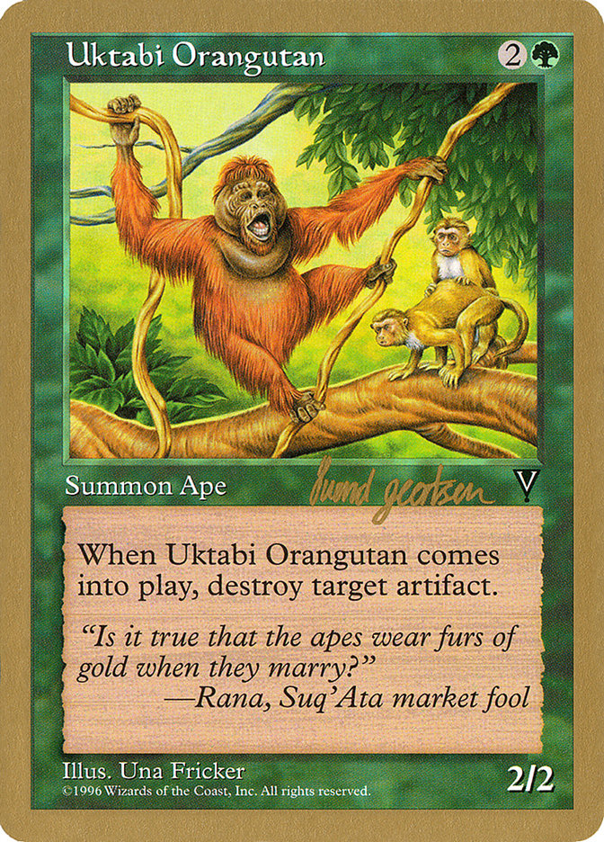 Uktabi Orangutan (Svend Geertsen) (SB) [World Championship Decks 1997] | Kessel Run Games Inc. 