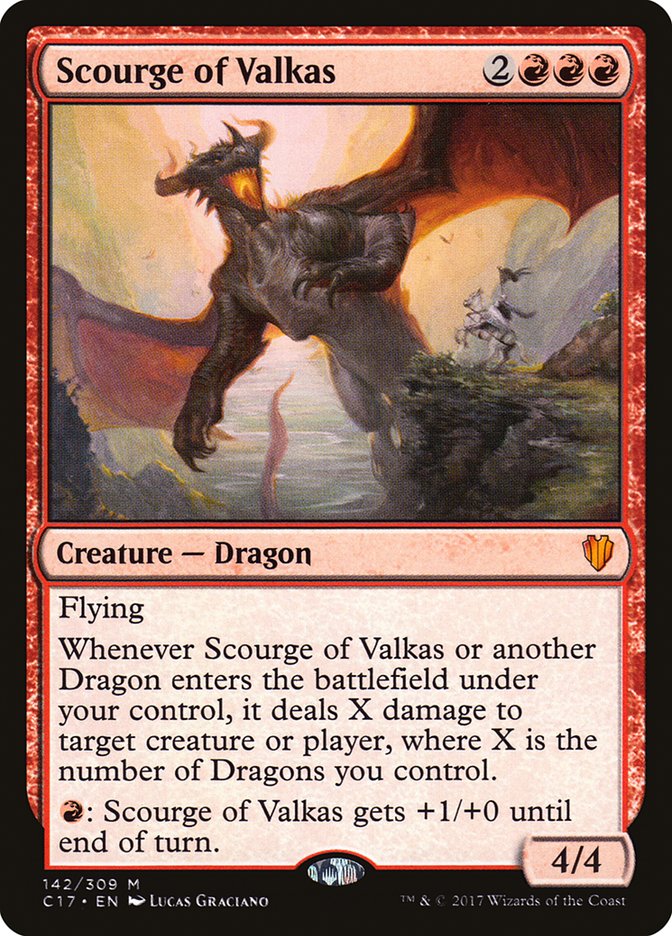 Scourge of Valkas [Commander 2017] | Kessel Run Games Inc. 