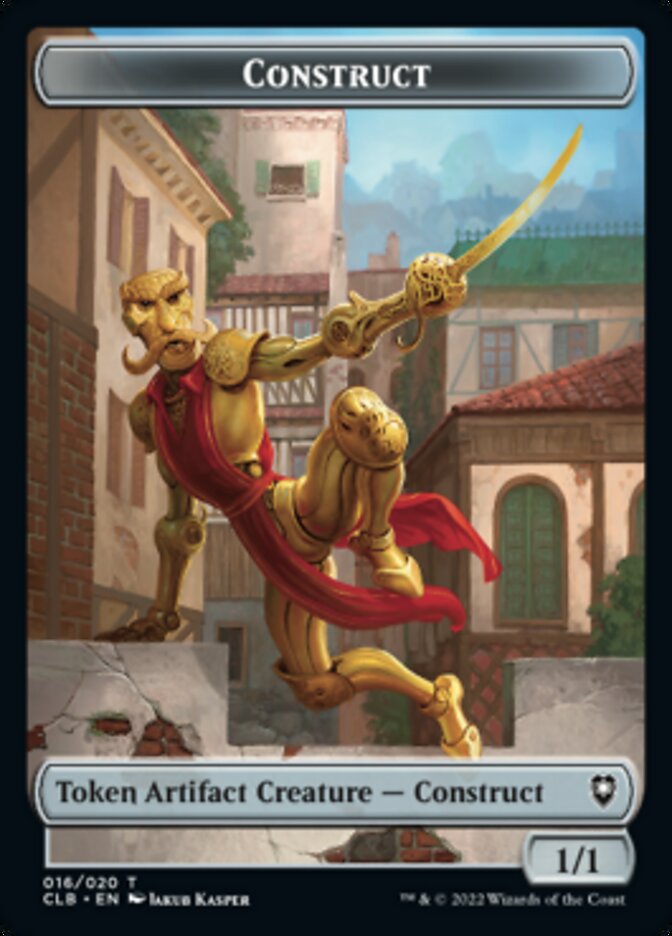 Construct Token [Commander Legends: Battle for Baldur's Gate Tokens] | Kessel Run Games Inc. 