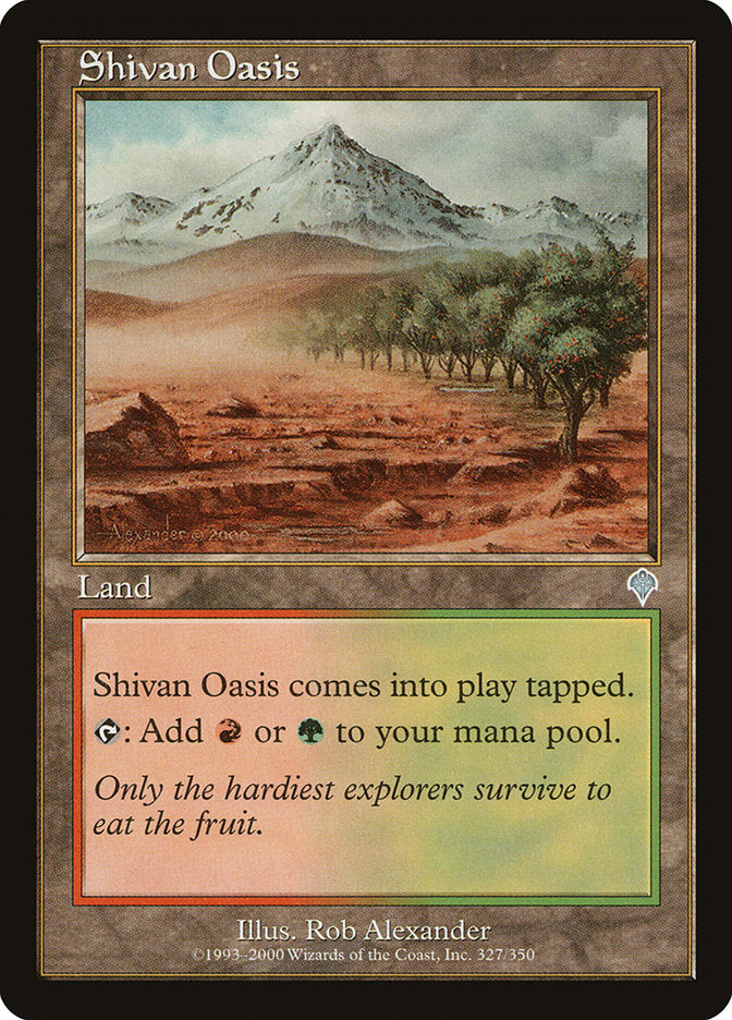 Shivan Oasis [Invasion] | Kessel Run Games Inc. 