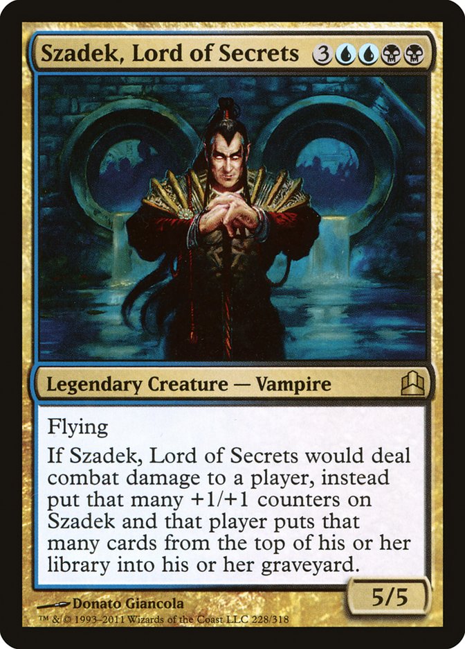 Szadek, Lord of Secrets [Commander 2011] | Kessel Run Games Inc. 