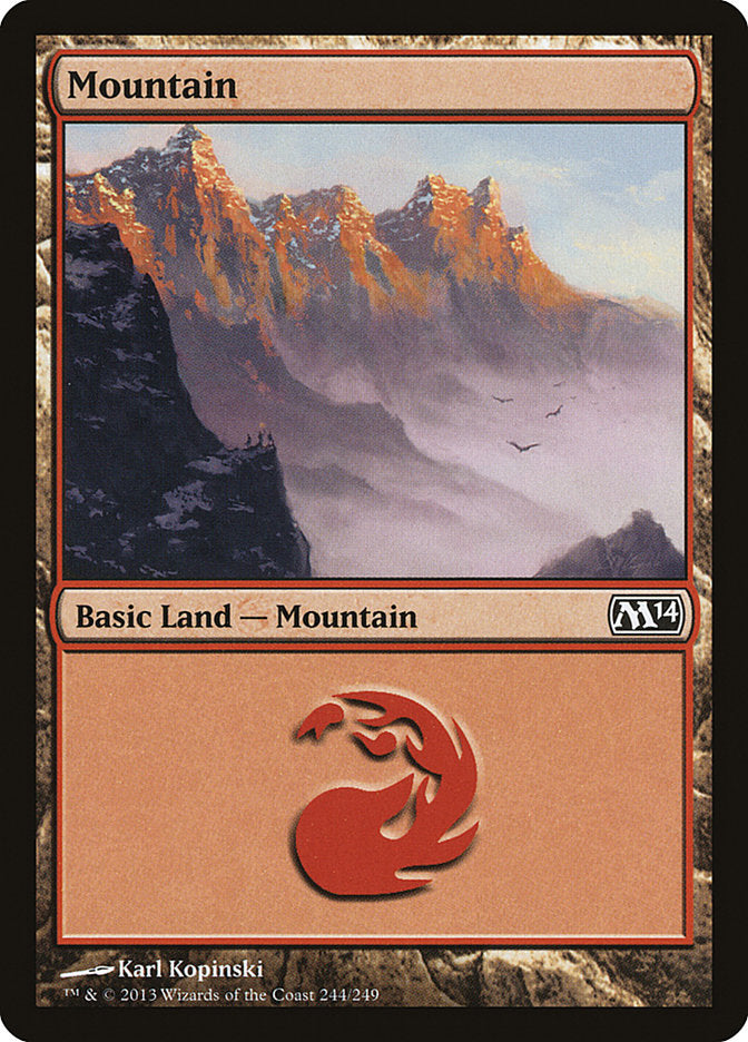 Mountain (244) [Magic 2014] | Kessel Run Games Inc. 