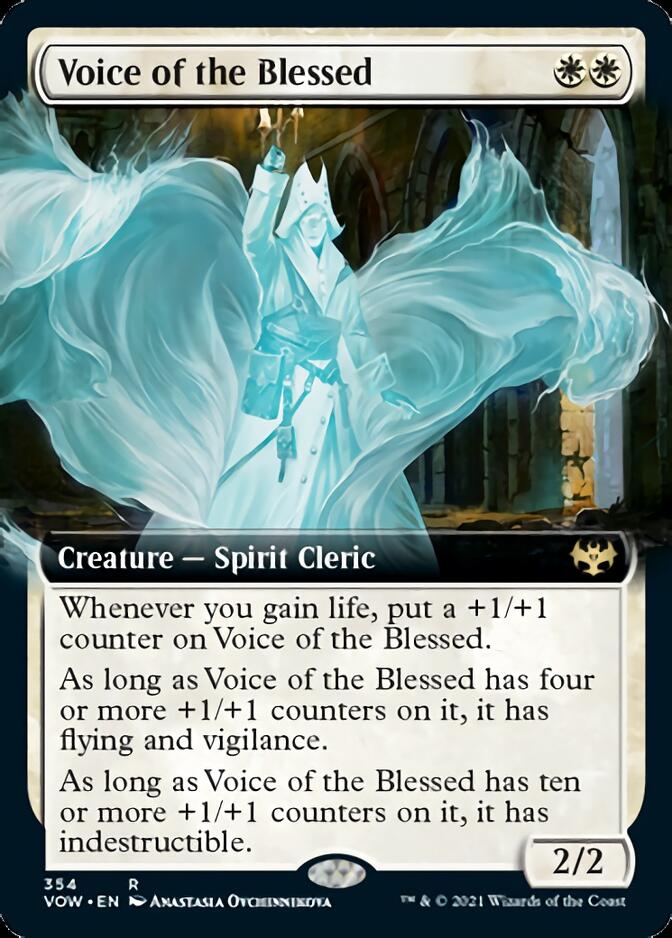 Voice of the Blessed (Extended Art) [Innistrad: Crimson Vow] | Kessel Run Games Inc. 