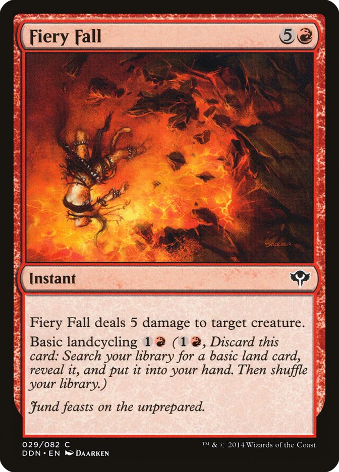 Fiery Fall [Duel Decks: Speed vs. Cunning] | Kessel Run Games Inc. 