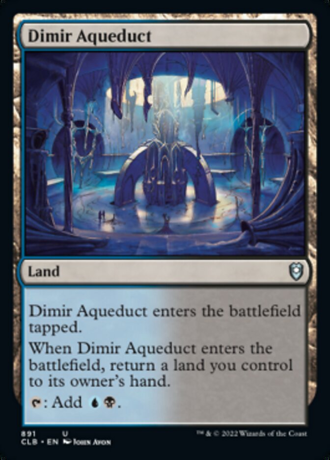 Dimir Aqueduct [Commander Legends: Battle for Baldur's Gate] | Kessel Run Games Inc. 