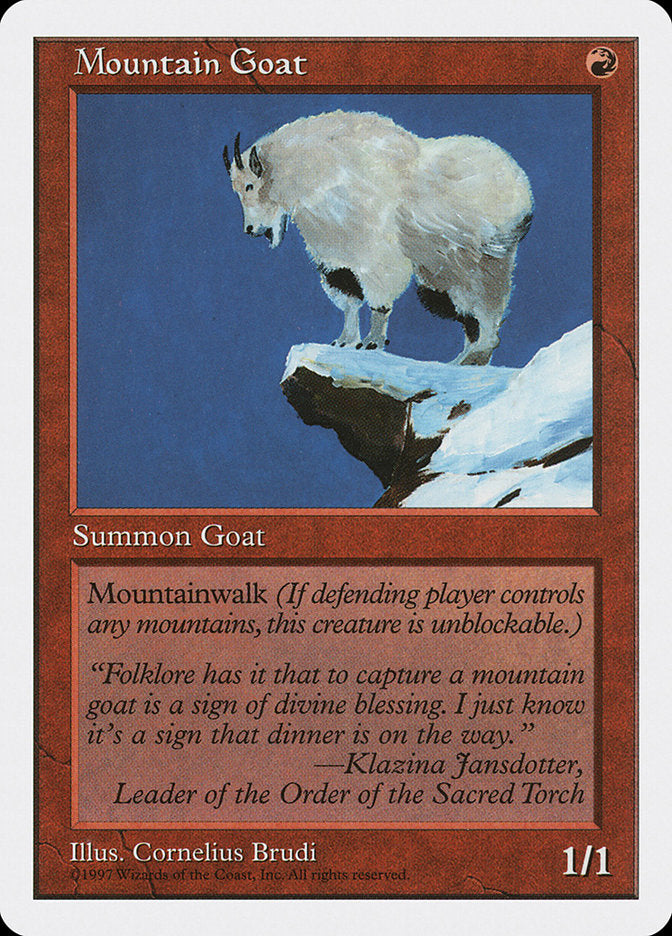 Mountain Goat [Fifth Edition] | Kessel Run Games Inc. 