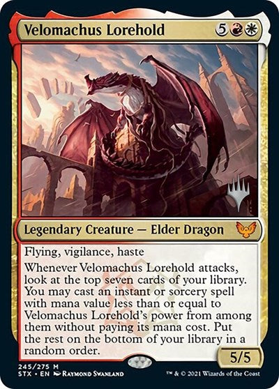 Velomachus Lorehold (Promo Pack) [Strixhaven: School of Mages Promos] | Kessel Run Games Inc. 