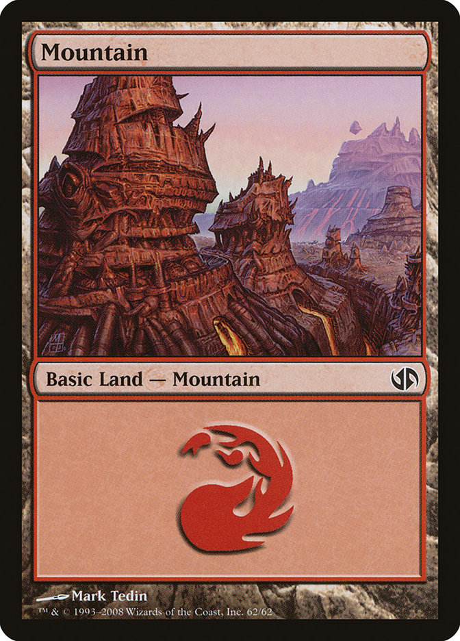 Mountain (62) [Duel Decks: Jace vs. Chandra] | Kessel Run Games Inc. 