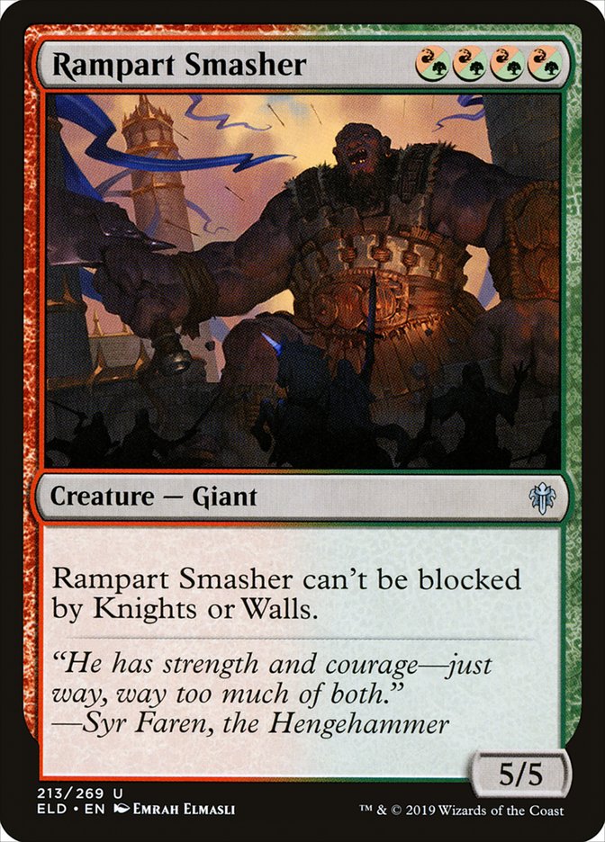 Rampart Smasher [Throne of Eldraine] | Kessel Run Games Inc. 