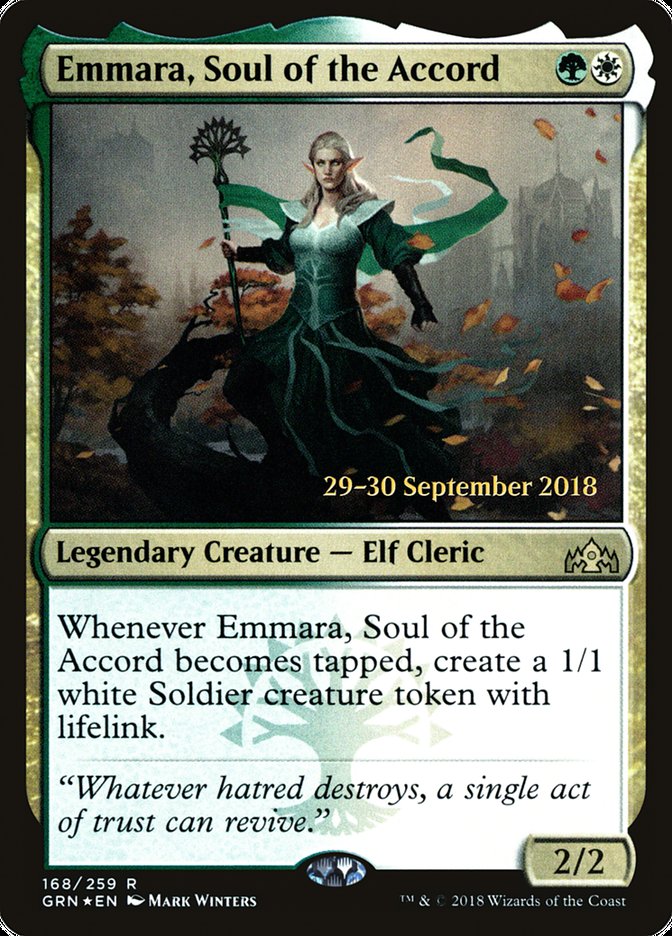 Emmara, Soul of the Accord [Guilds of Ravnica Prerelease Promos] | Kessel Run Games Inc. 