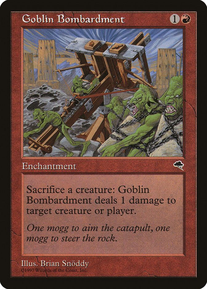 Goblin Bombardment [Tempest] | Kessel Run Games Inc. 