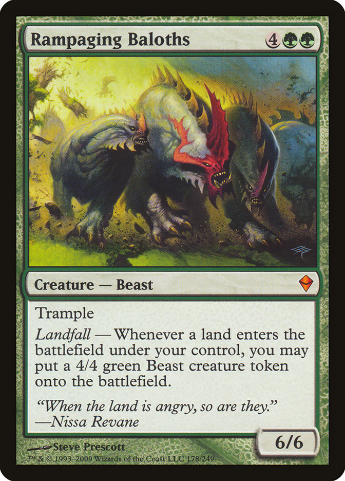 Rampaging Baloths [Zendikar] | Kessel Run Games Inc. 