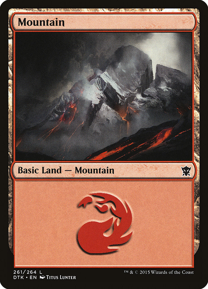 Mountain (261) [Dragons of Tarkir] | Kessel Run Games Inc. 