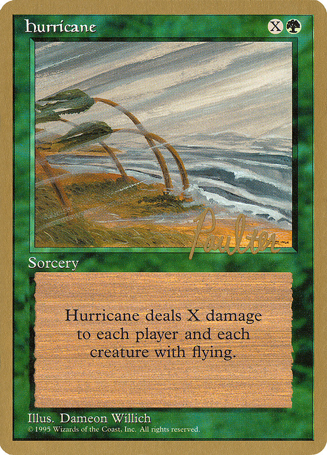 Hurricane (Preston Poulter) [Pro Tour Collector Set] | Kessel Run Games Inc. 