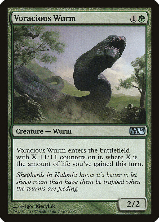 Voracious Wurm [Magic 2014] | Kessel Run Games Inc. 