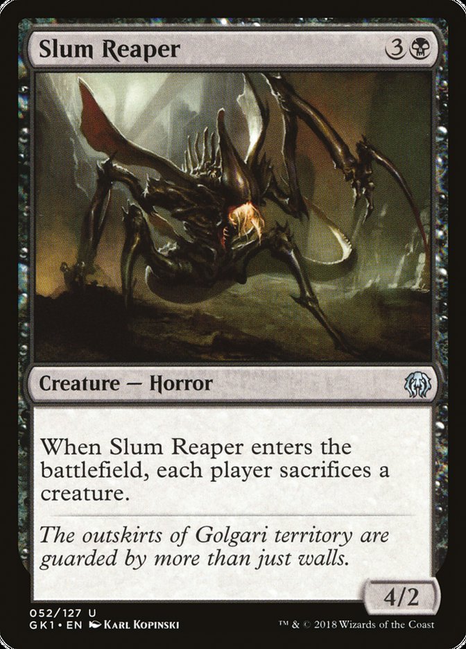 Slum Reaper [Guilds of Ravnica Guild Kit] | Kessel Run Games Inc. 