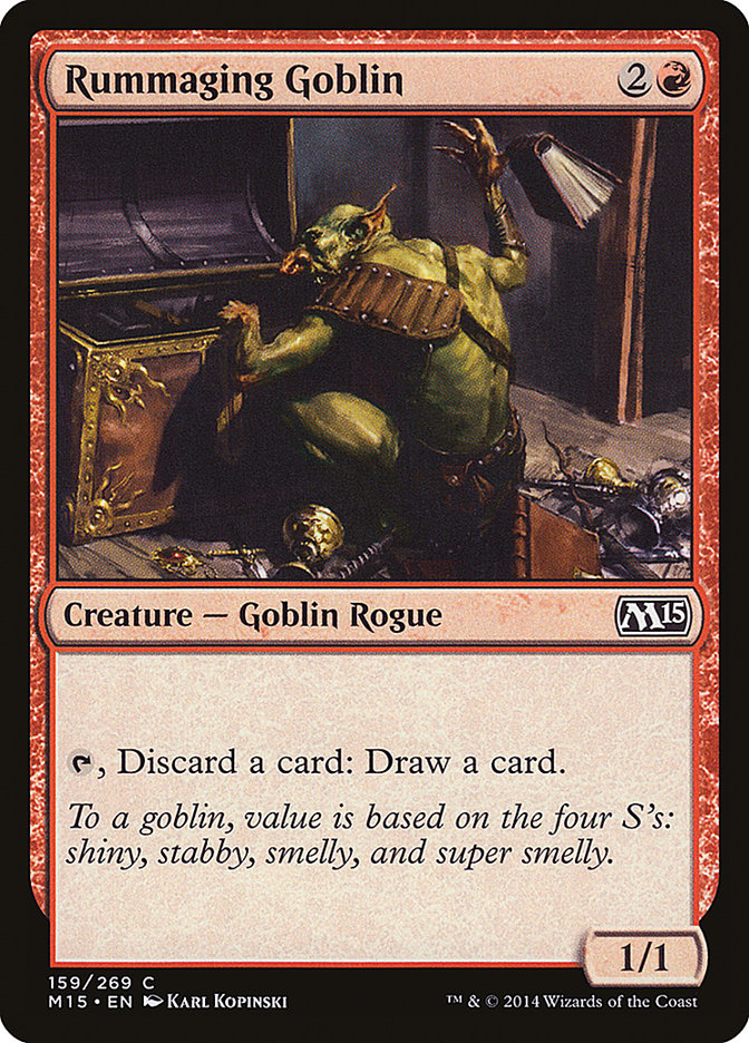 Rummaging Goblin [Magic 2015] | Kessel Run Games Inc. 
