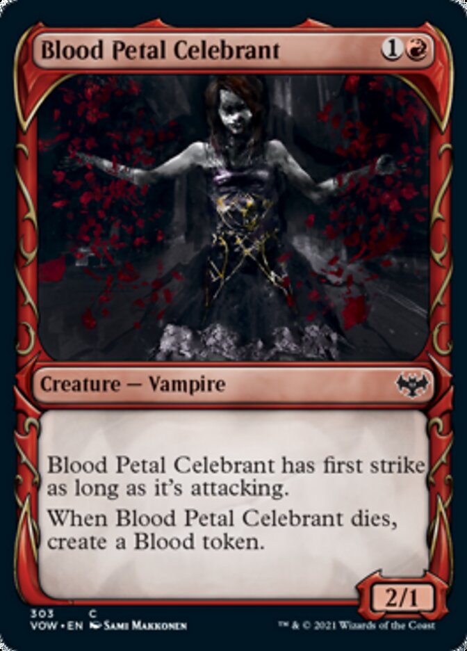 Blood Petal Celebrant (Showcase Fang Frame) [Innistrad: Crimson Vow] | Kessel Run Games Inc. 