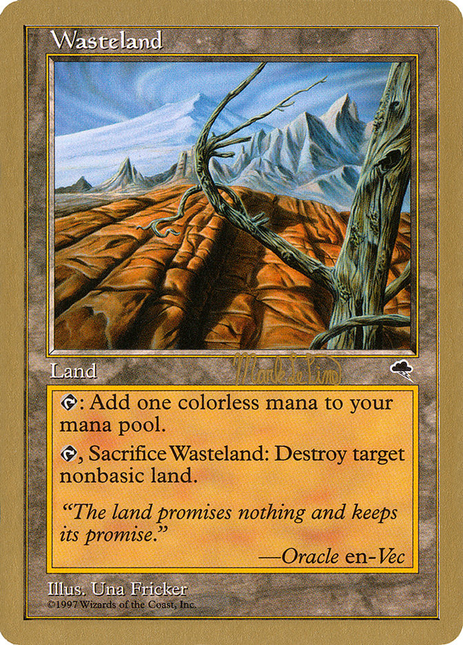 Wasteland (Mark Le Pine) [World Championship Decks 1999] | Kessel Run Games Inc. 