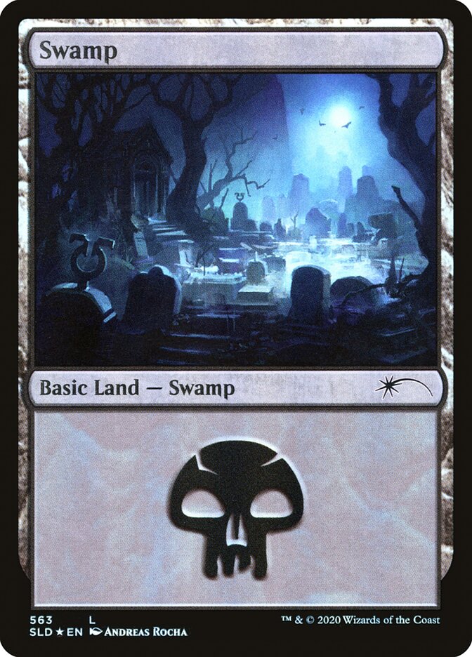 Swamp (Spooky) (563) [Secret Lair Drop Promos] | Kessel Run Games Inc. 