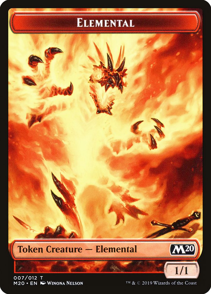 Elemental Token [Core Set 2020 Tokens] | Kessel Run Games Inc. 