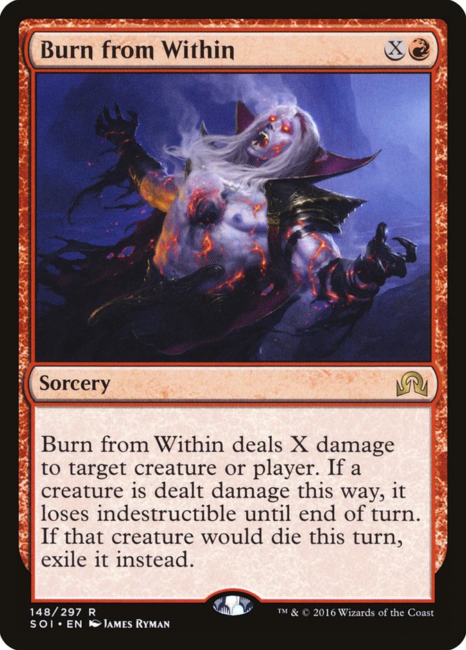 Burn from Within [Shadows over Innistrad] | Kessel Run Games Inc. 