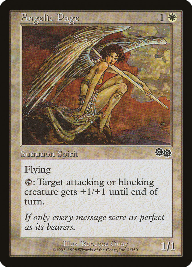 Angelic Page [Urza's Saga] | Kessel Run Games Inc. 