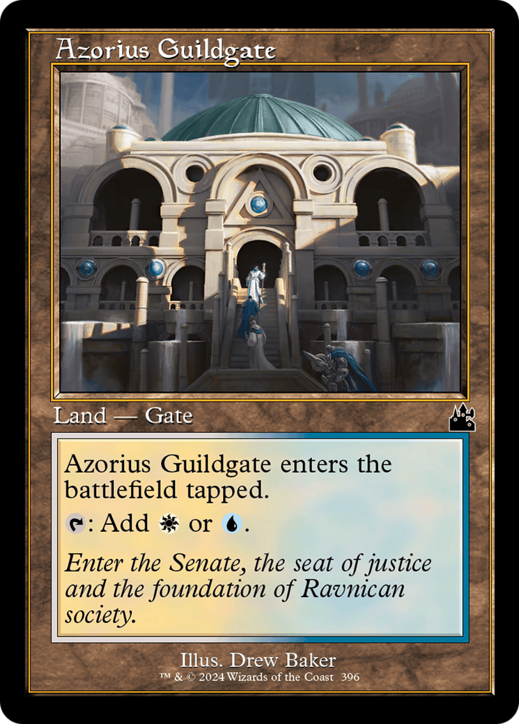 Azorius Guildgate (Retro Frame) [Ravnica Remastered] | Kessel Run Games Inc. 