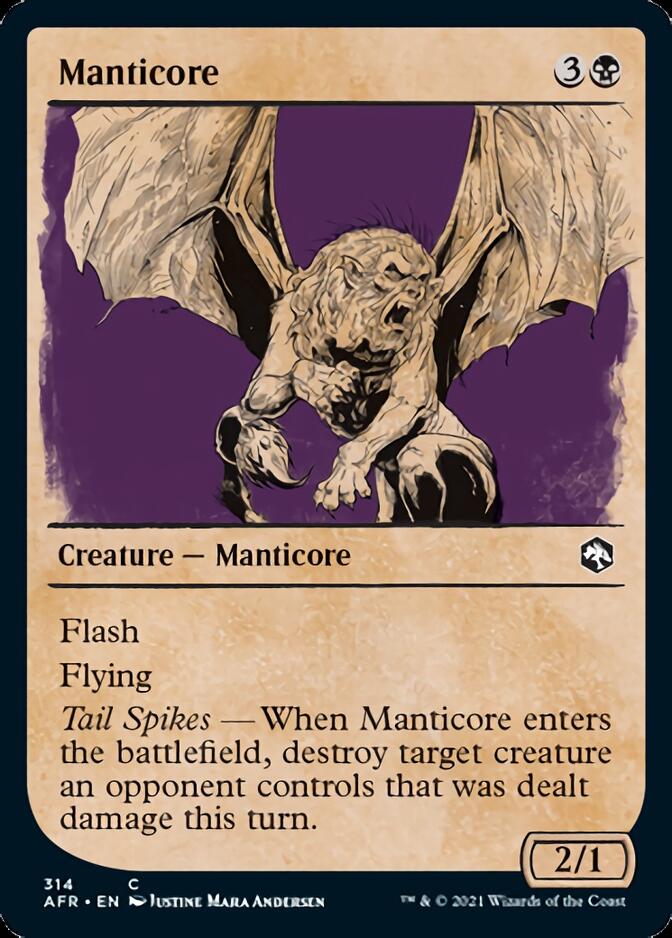 Manticore (Showcase) [Dungeons & Dragons: Adventures in the Forgotten Realms] | Kessel Run Games Inc. 