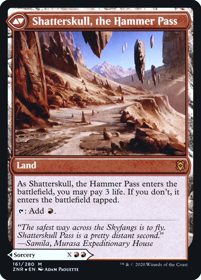 Shatterskull Smashing // Shatterskull, the Hammer Pass [Zendikar Rising Prerelease Promos] | Kessel Run Games Inc. 