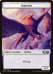 Dog // Griffin Double-Sided Token [Core Set 2021 Tokens] | Kessel Run Games Inc. 
