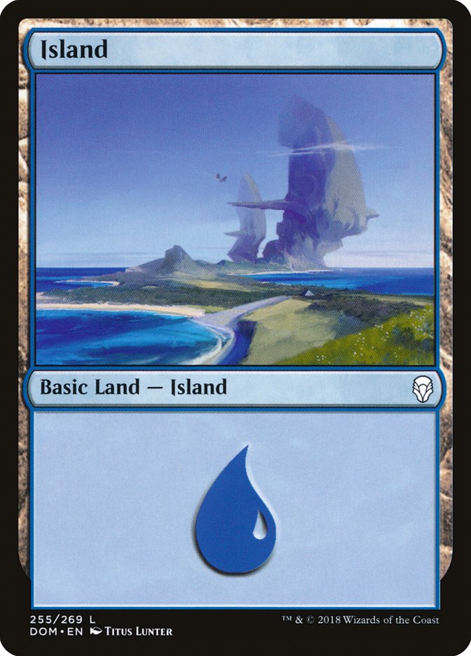 Island (255) [Dominaria] | Kessel Run Games Inc. 