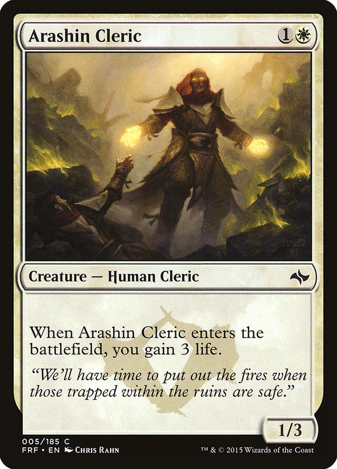 Arashin Cleric [Fate Reforged] | Kessel Run Games Inc. 