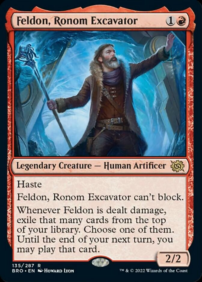 Feldon, Ronom Excavator [The Brothers' War] | Kessel Run Games Inc. 