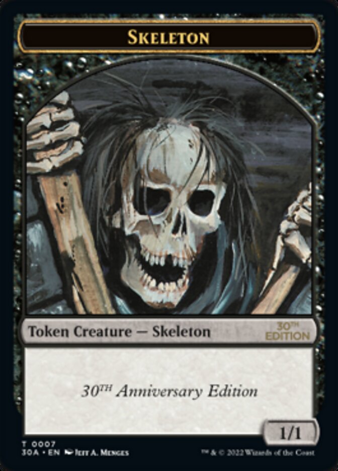 Skeleton Token [30th Anniversary Tokens] | Kessel Run Games Inc. 