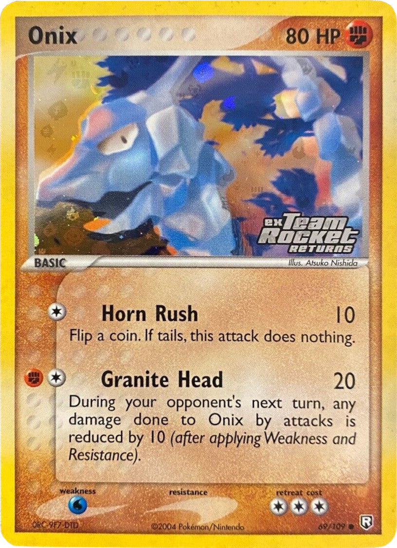 Onix (69/109) (Stamped) [EX: Team Rocket Returns] | Kessel Run Games Inc. 