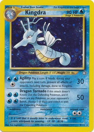 Kingdra (8/111) [Neo Genesis Unlimited] | Kessel Run Games Inc. 