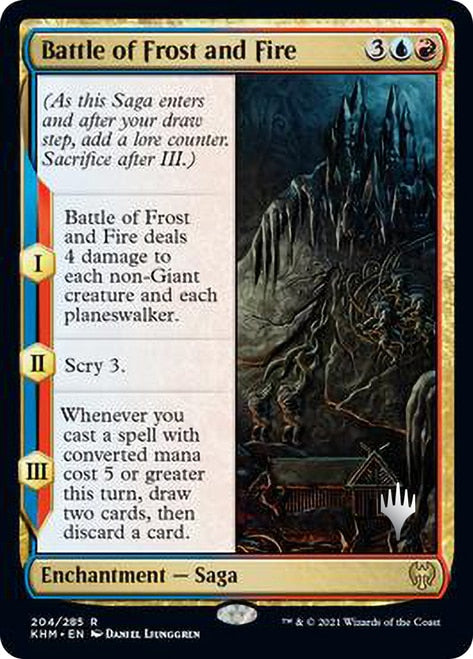 Battle of Frost and Fire (Promo Pack) [Kaldheim Promos] | Kessel Run Games Inc. 
